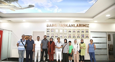 Sakarya Adliyesi işçilerinden Baro Başkanı Yıldız’a ziyaret
