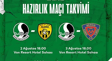 Sakaryaspor'da hazırlık maçları devam ediyor