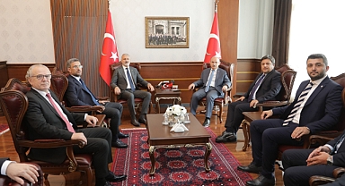 SATSO Heyetinden Vali Karadeniz'e Hayırlı Olsun Ziyareti