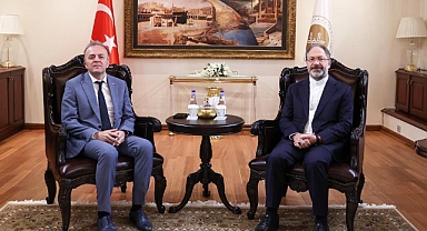 Bakan Yardımcısı Duran'dan Diyanet İşleri Başkanı Erbaş'a ziyaret