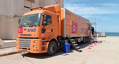 AFAD Sakarya, Sosyal Hizmet TIR’ı ile Libya’da Afetzelerin Yanında