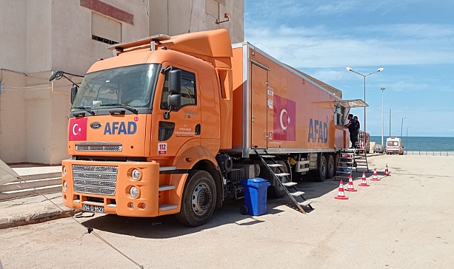 AFAD Sakarya, Sosyal Hizmet TIR’ı ile Libya’da Afetzelerin Yanında