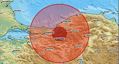 Bolu'da, 4,5 Büyüklüğünde Deprem Meydana Geldi