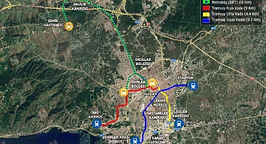 Sakarya’da Raylı Sistem, Ulaştırma ve Altyapı Bakanlığınca Yapılacak