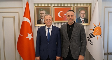 Büyükşehir Aday Adayı Duran'dan AK Parti İl Başkanlığına Ziyaret