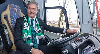 Sakaryaspor'un Yeni Takım Otobüsü Başkan Adayı Alemdar'dan