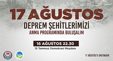 Depremin 25'inci Yılı Demokrasi Meydanı'nda Anılacak
