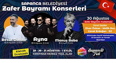 Sapanca da El Sanatları Festivali Başlıyor