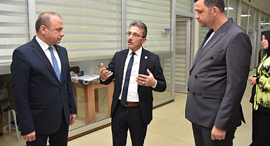 Başkan Dinç'e TRT'den Ziyaret