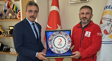 Başkan Şenol Dinç Kızılay'ı Misafir Etti