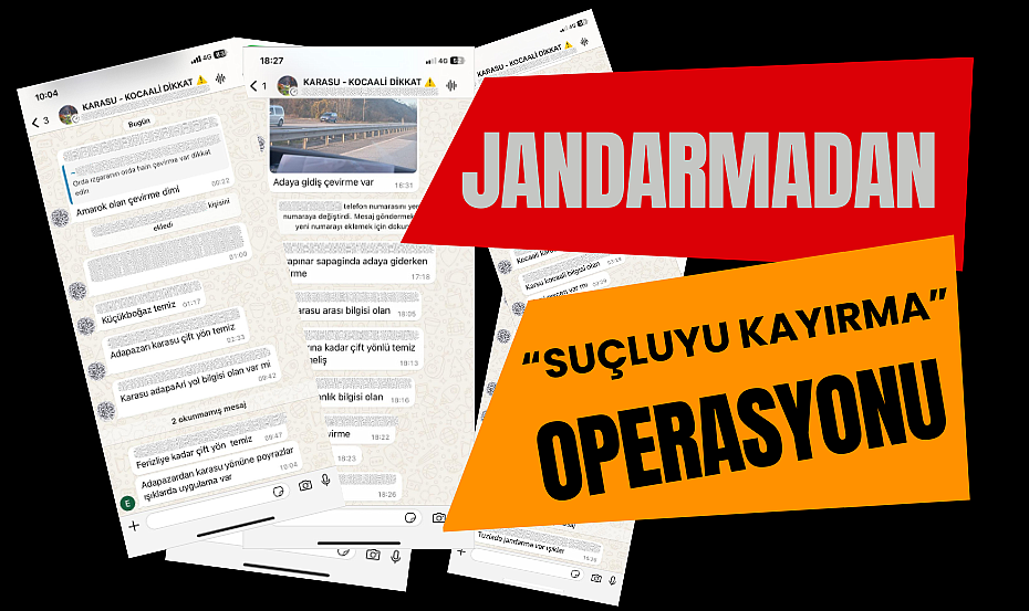 Sakarya'da Jandarmadan 