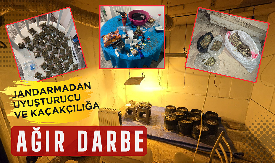 Sakarya'da Jandarma'dan Uyuşturucu ve Kaçakçılığa Ağır Darbe 