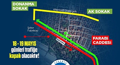 Dikkat ! O cadde trafiğe kapalı olacak.
