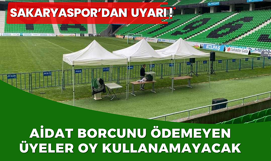 Sakaryaspor'dan Önemli Uyarı ! 