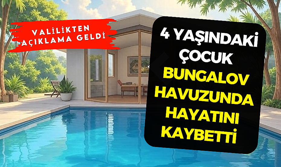 Sapanca'da 4 Yaşındaki Çocuk Havuzda Boğularak Hayatını Kaybetti 