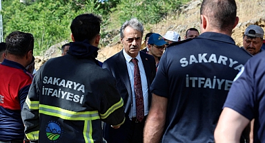 Başkan Alemdar Yangın Bölgesinde