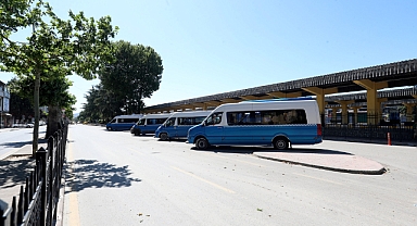 Gar Meydanı’ndaki Minibüs ve Dolmuş Hatlarının Yeri Değişti