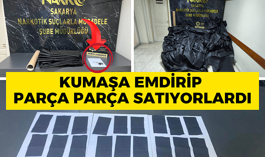 Kumaşa emdirip parça parça satıyorlardı.