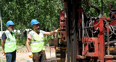 Raylı Sistem Sondaj Çalışması Başladı