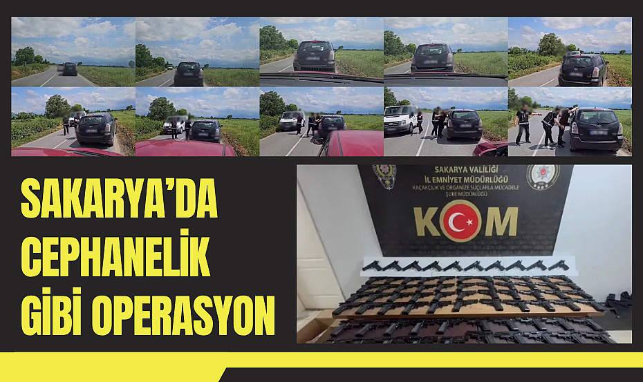 Sakarya'da 5 Milyon TL'lik Tabanca Yakalandı 