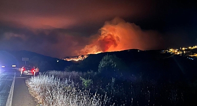 Taraklı'daki Orman Yangınıyla Mücadele Sürüyor