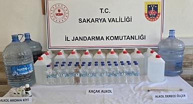 Karasu’da Sahte İçki Operasyonu