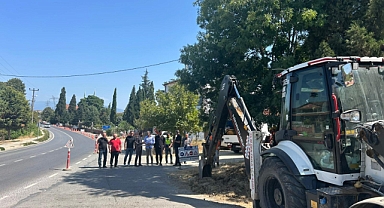 Ekinli ve Yazılı Mahallesi’nde ilk kazma vuruldu. 