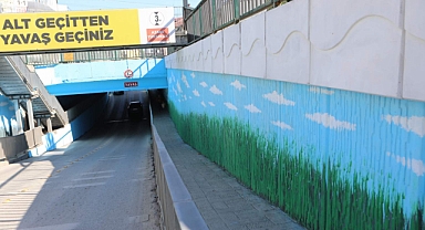 Atatürk Caddesi Alt Geçidi Yeni Görünümüne Kavuştu 