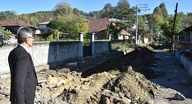 Başkan Dinç Doğalgaz Çalışmalarını İnceledi 