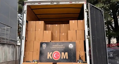 Polis'ten Kaçak Makaron Operasyonu 