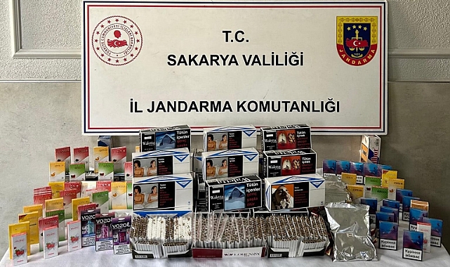 Jandarma'dan Kaçak Makaron Operasyonu
