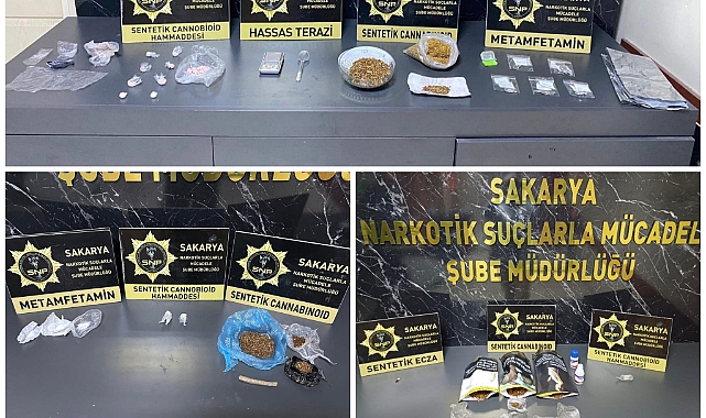 Sakarya Emniyetinden Zehir Tacirlerine Darbe