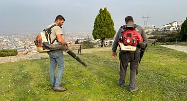 Serdivan Şehitliği'nde Kapsamlı Yeşil Alan Bakımı 