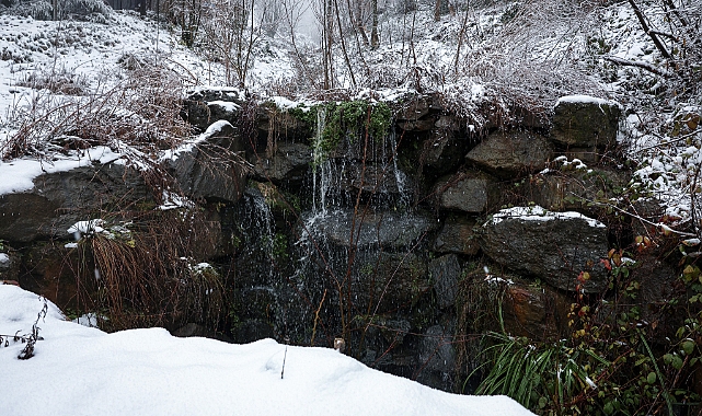 Beyaz Örtü Sapanca Gölü’nü Besleyen Derelere Can Oldu 