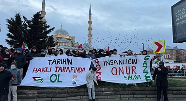 Sakarya’dan Filistin’e Destek Yürüyüşüne Yoğun Katılım 