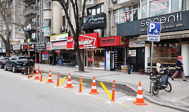 Büyükşehir Belediyesi’nden Motosiklet Park Sorununa Çözüm 