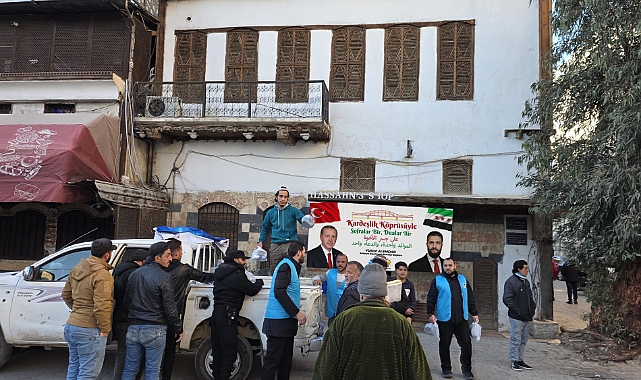 Büyükşehir Belediyesi’nden Şam’da Gönül Sofrası