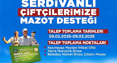 Serdivan'da Mazot Desteği İçin Başvuru Süreci Başlıyor 