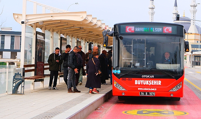 Büyükşehir'den Bayramda Ücretsiz Ulaşım 