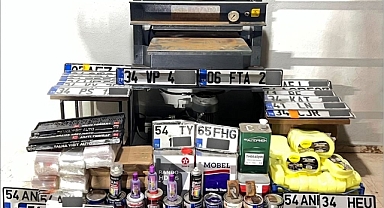 Sahte Plaka Şebekesine Operasyon