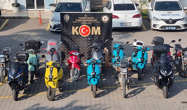 Sakarya’da 50 cc Motor Operasyonu