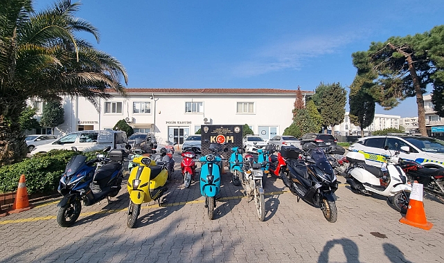 Sakarya’da 50 cc Motor Operasyonu