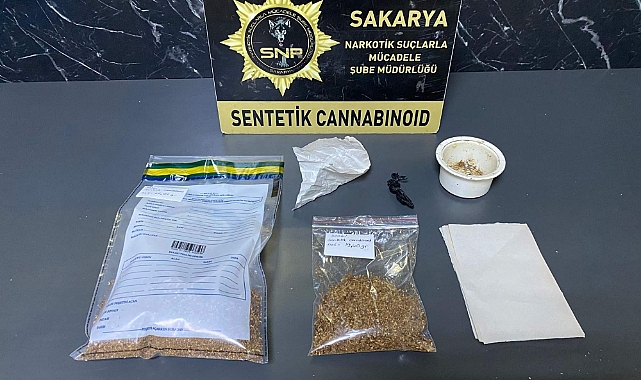 Serdivan ve Sapanca'da Narkotik Operasyonu