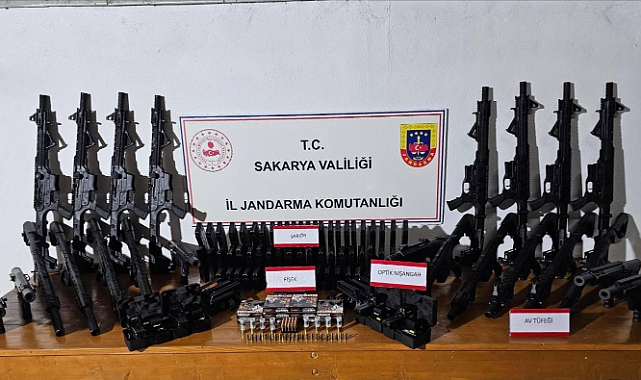 Jandarma'dan Kaçak Silah Baskını