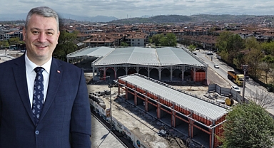 Serdivan Yeni Pazar Projesinde Çalışmalar Yüzde 75 Tamamlandı 