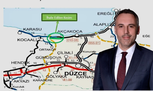 Akçakoca–Kocaali Bölünmüş Yol İhalesi Gerçekleşti