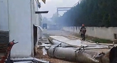 Hendek'te Fabrikada Buhar Kazanı Patladı 