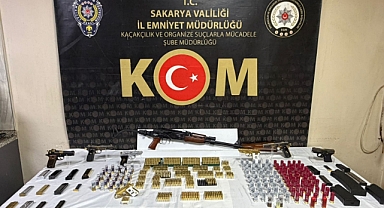 KOM'dan Kaçak Silah Operasyonu 