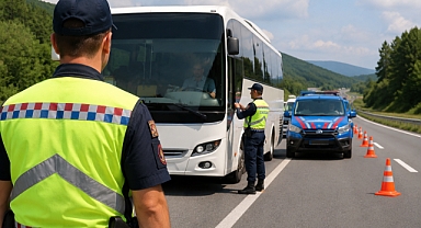 Sivil Jandarma Yolcu Gibi Denetimde 