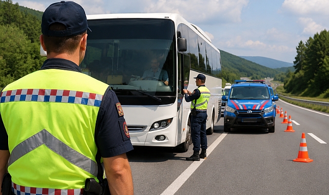 Sivil Jandarma Yolcu Gibi Denetimde 